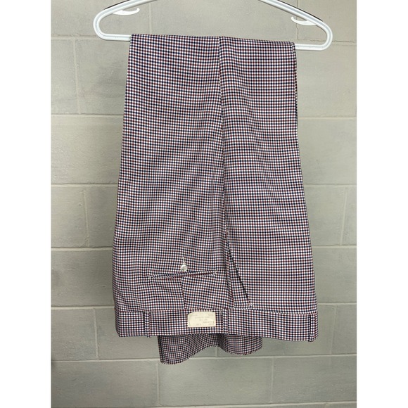 Vintage IZOD‎ Houndstooth Dress Pants Checkered Career Casual Trousers Mens W 40
